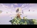 I Built an AIRSHIP BASE in the AETHER with Minecraft Create Mod!