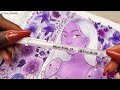 Coloring using only PURPLE markers!