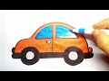 Cách vẽ xe oto siêu dễ - How to draw a car super easy - Bàn Tay Kì Diệu