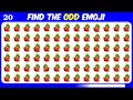 【Easy, Medium, Hard Levels】Can you Find the Odd Emoji out & Letters and numbers in 15 seconds? #138