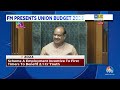 FM Nirmala Sitharaman Budget Address | Govt Revises Income Tax Slabs | Union Budget 2024