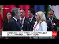 Secretary Of State Antony Blinken Delivers Remarks At US - ASEAN Ministerial Meeting In Laos