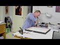 stretching a giclee canvas in real time