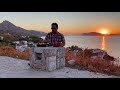 DJ Marz y Los Flying Turntables in Hydra Greece - Numark PT-01 Scratch