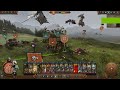 Total War Warhammer III Dwarfs fighting wounded undead barely winning
