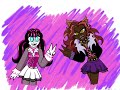 Happy Halloween 🎃 🎃 | Ellie and Light as Draculaura and Clawdeen