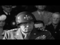 General George S Patton talks about excellent job done by The Third Army during W...HD Stock Footage