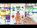 [Sticker Asmr] 🎪 Amazing Digital Circus Sticker Book Decoration Collection 🎭 어메이징 디지털 서커스 스티커 꾸미기