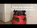 How to make activated charcoal with coconut shells at home made easy. #activatedcharcoal