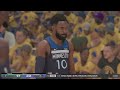 NBA 2K24 Gameplay (PS5) Warriors vs Timberwolves - Game 7 Hall of Fame Difficulty