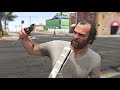 Strange GTA V cutscene glitch