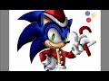 Sonic Christmas Speed-Paint