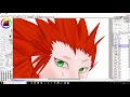{ Speed drawing } Axel from Kingdom Hearts series