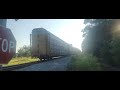 Union Pacific Mixed Freight Omaha TX July 6, 2024 7:26PM. Engineer Waves!!!!