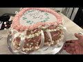 Viral Burn Away Cake Tutorial | Easy Fire cake | Lambeth Cake with Ribbon Bows 🎀 | Cake Trends 2024