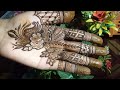 New🤭latest Floral henna🌿mahendi Digain for hand|| Simple henna flower mahendi Digain#mahendi#youtube