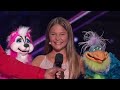 Young Girl Combines Puppets and Magic in Hilarious Audition on America's Got Talent 2023!