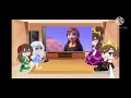 Past Elsa and Anna and their parents react to an  AMV