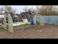 The greenhouse is made of polycarbonate. How to assemble, restore after it folded under the weight o