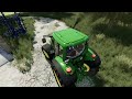 John Deere Tractor broke down because of heavy equipment | Farming Simulator 22