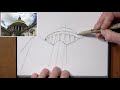 How to Sketch Architecture in Ink & Watercolour - Sketch 7: St Paul's Cathedral