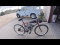 Twin Engine Motorized Bicycle | First Ever Start/Test Ride!