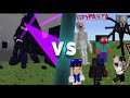 Creepypasta Legends VS Minecraft & Minecraft Story Mode Bosses [Herobrine VS WitherStorm]