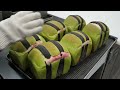 Amazing master of making bread with watermelon! Korean watermelon bread / Korean street food