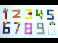 Learning Numbers & colors for toddlers | DIY Numbers with wooden sticks | Educational Video For kids