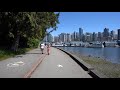 Walking Entire Vancouver Seawall - Binaural City Sounds (4K UHD)