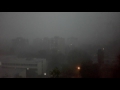 Casual May weather in Budapest - Massive Thunderstorm with hail