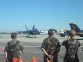 Blue Angels getting ready to take off