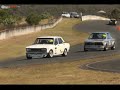 Datsun ダットサン 1600 V's BMW 2002 at Lakeside Classic Speedfest