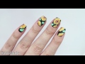 Easy Sunflower Nail Art!!! | JennyClaireFox