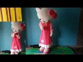 Badut hello kitty main pianika sambil joget||Badut hello kitty main latto latto