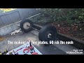 Home made tire bumper plates