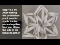 How to make a 3d snowflake