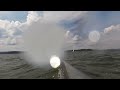 A-Cat Catamaran Chases Weta Trimaran