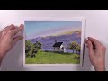 Swiss Landscape Pastel Tutorial // Art Club Project