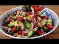 I've never tasted such delicious Greek salad! Salad recipe 2 from Jasmine.