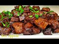 Butter Garlic Beef Cubes Recipe