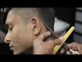 Fade Haircut With Only Scissor | ASMR Haircut | Only Scissor Haircut With 3d  ASMR Sound