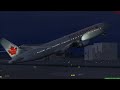 Air Canada 767-300ER Early Morning Takeoff from Pearson