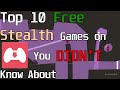 Top 10 Free Stealth Games on Itch.io You DON'T Know About