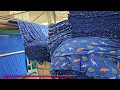 Rotary Screen Printing Process in a Textile industry all over printing