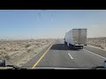 Driving A Semi Truck in High Winds in Southern California...!!