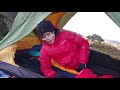 Ilkley Moore Wild camping at -1 temperature