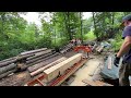 Biggest Log Possible - WoodMizer LX25 - 26
