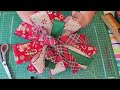 Christmas Bow using the EZ Bow Maker