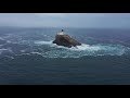 Oregon Coast Lighthouse - Tillamook Rock in 4K